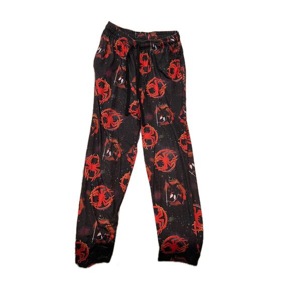 Spiderman Red Black Sleep Pants Mens S - Picture 1 of 3
